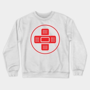 CROSSRED PLASTER (RED) Crewneck Sweatshirt